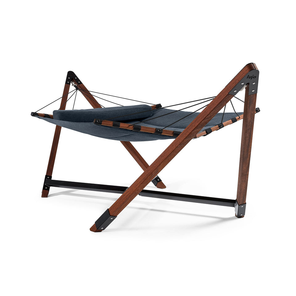SALE  - Free-standing Hammock - Quilted - Double Indigo